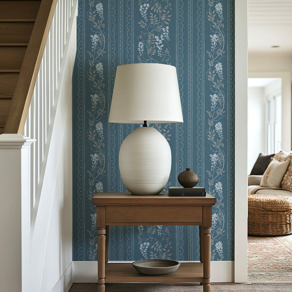 Loretta Wallpaper by The Bright Leaf Design