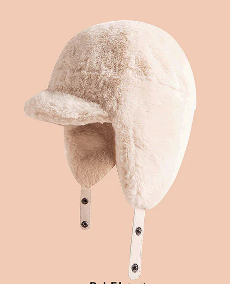 All-Match Warm Hat with Mink-Like Flight Design