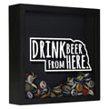 Nebraska Drink Beer From Here Beer Cap Shadow Box
