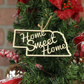 Nebraska Home Sweet Home Ornaments