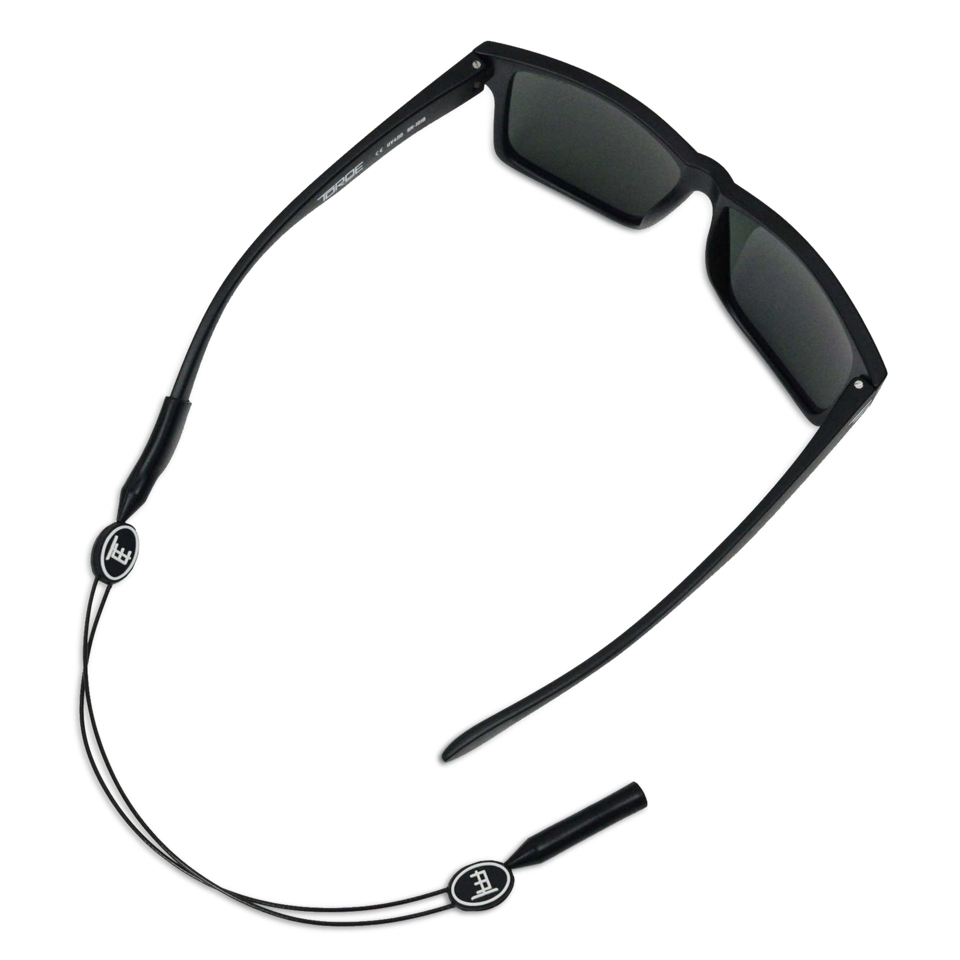 Adjustable Steel Black Sunglass Neck Cord for Secure Eyewear Fit