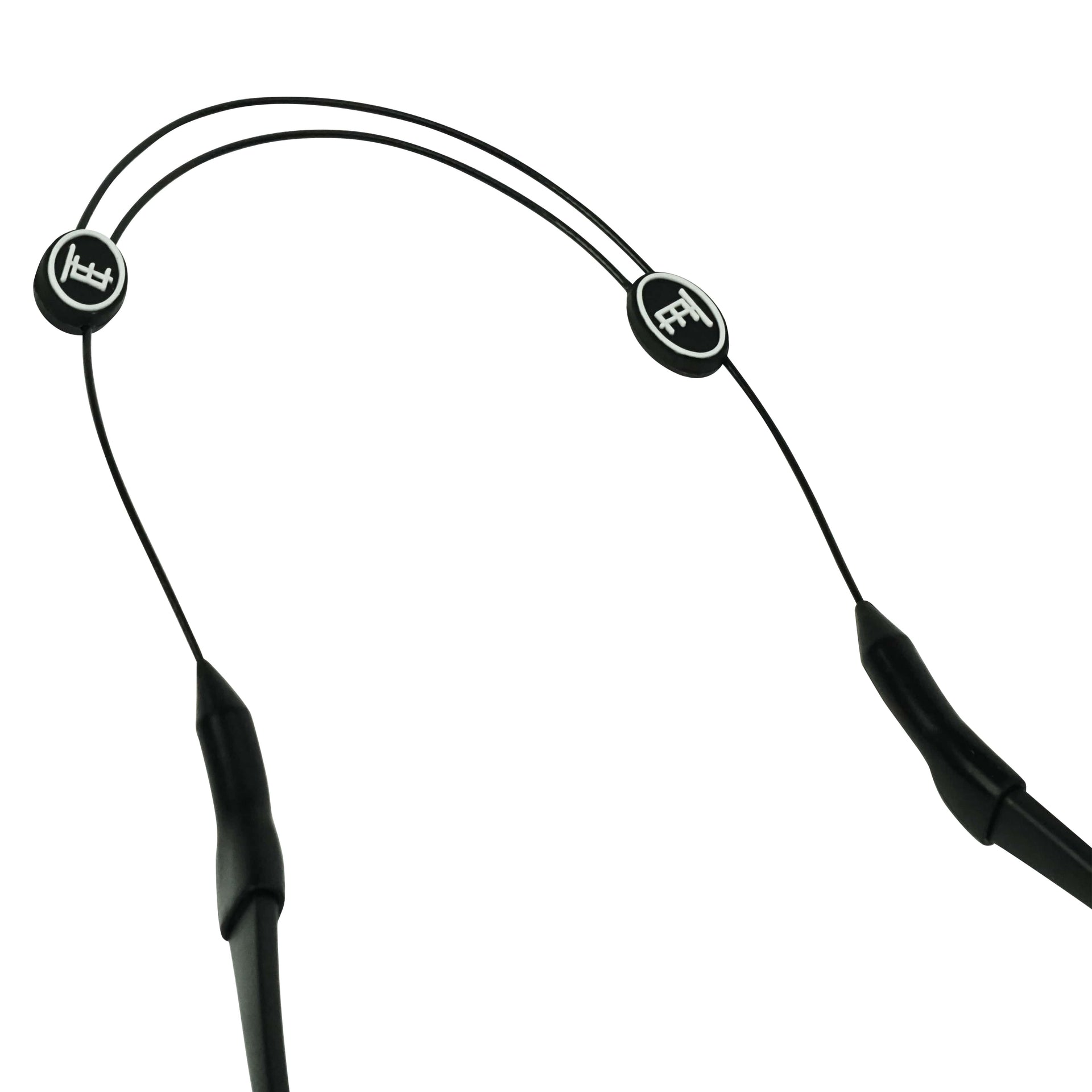 Adjustable Steel Black Sunglass Neck Cord for Secure Eyewear Fit