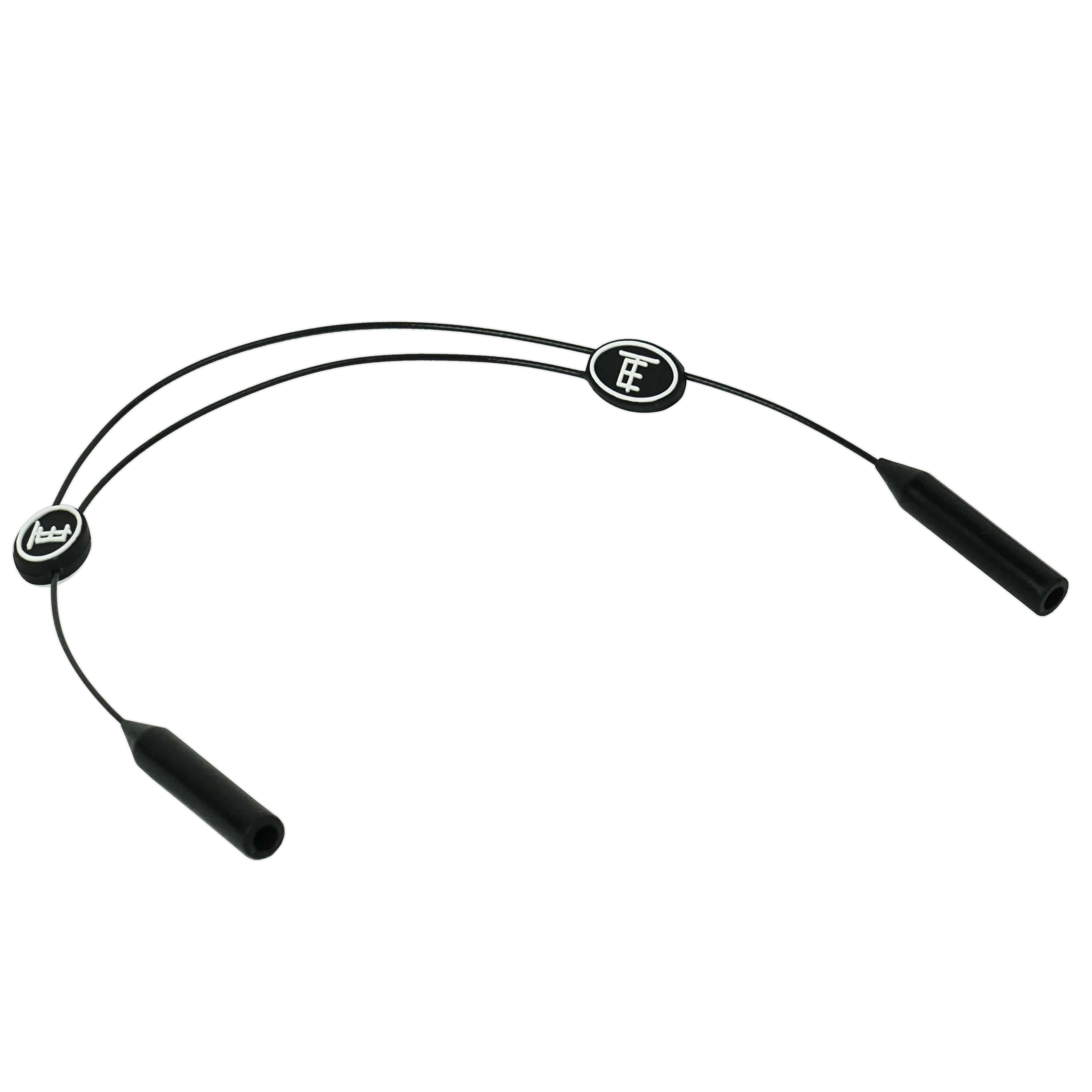 Adjustable Steel Black Sunglass Neck Cord for Secure Eyewear Fit