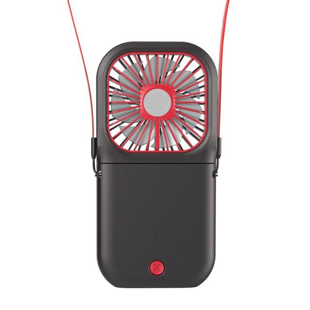 Foldable 3-in-1 Rechargeable Neck Fan & Desk Fan - Portable Cooling