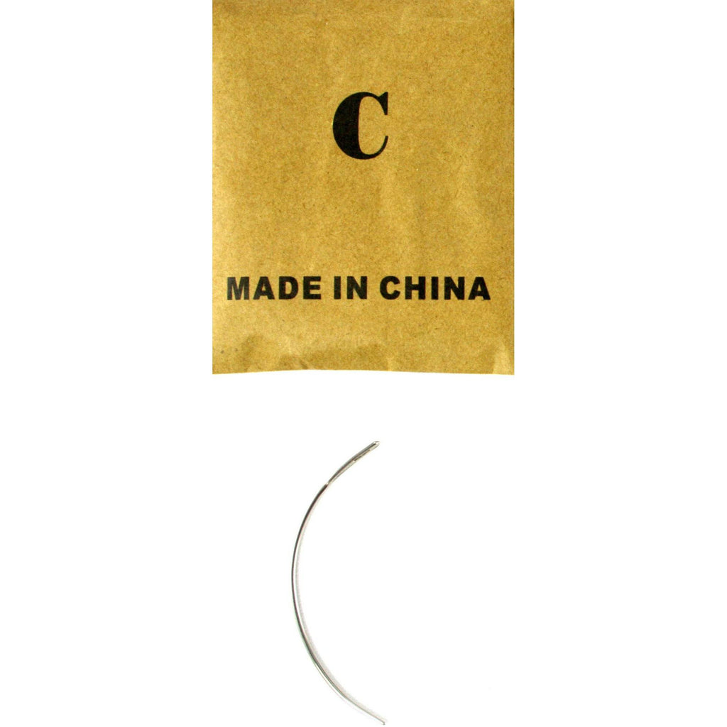 Professional Sewing Needles Set: Curved, J-Shape, and Straight