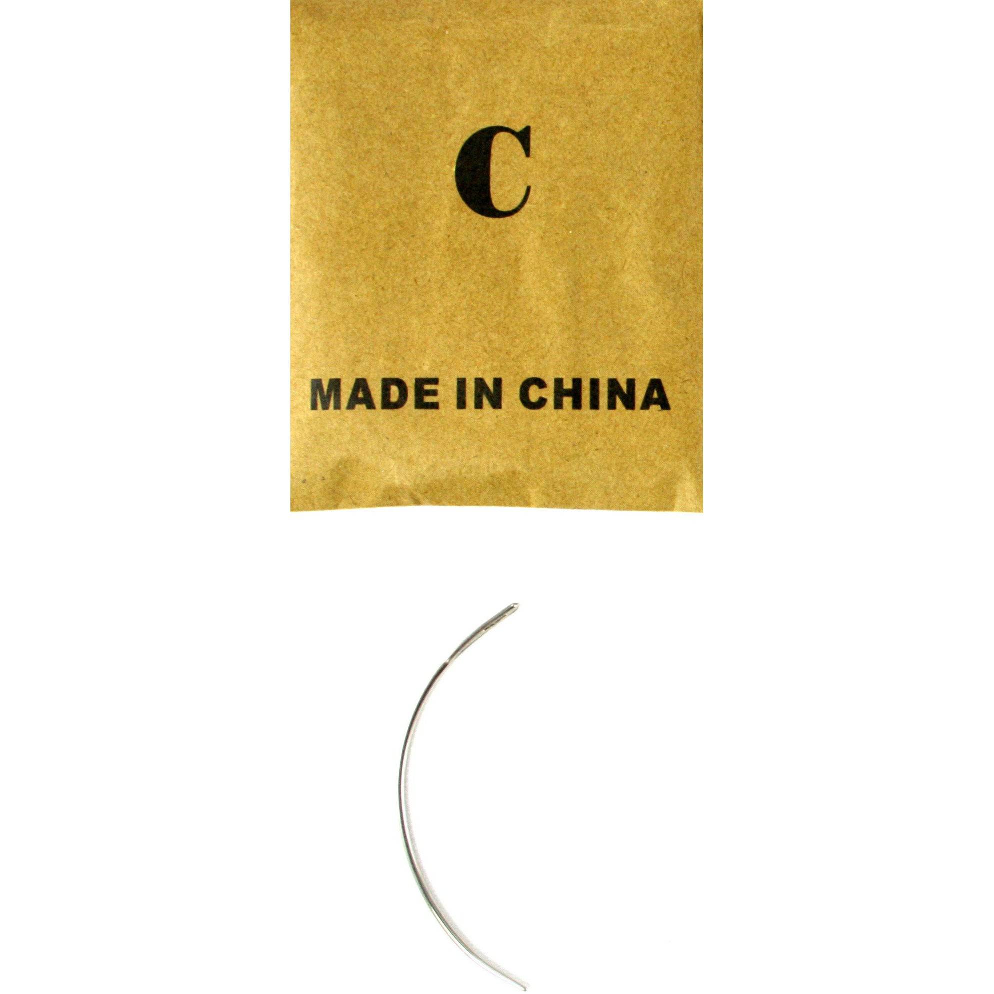 Professional Sewing Needles Set: Curved, J-Shape, and Straight