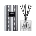 Modern clear and black geometric glass reed diffuser by NEST New York