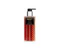 NEST New York Holiday Liquid Soap in a festive red and gold geometric bottle on a white background.