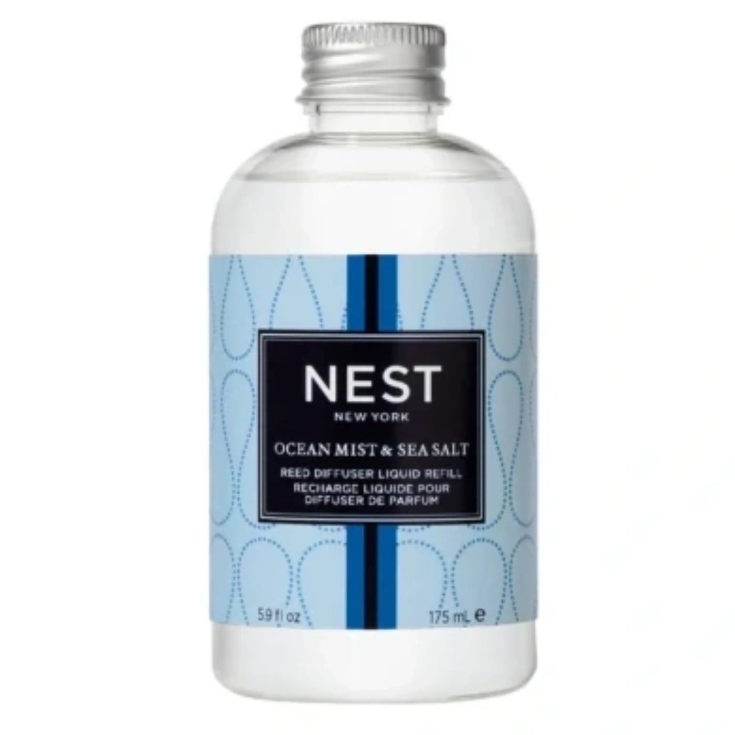 NEST New York Ocean Mist & Sea Salt Reed Diffuser liquid refill bottle