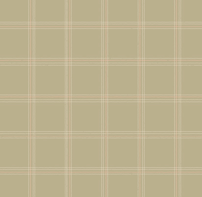 Max Geometric Wallpaper in Brown, Beige, and Green - Minimalist