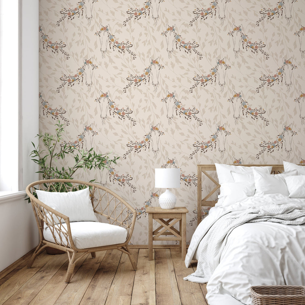 Trixie Removable Peel and Stick Wallpaper by Hearten Design