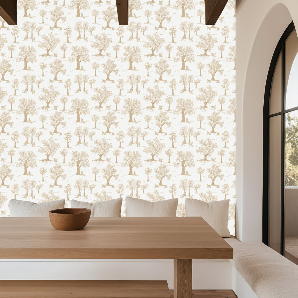 Camden Removable Peel and Stick Wallpaper by Beeky Illustration