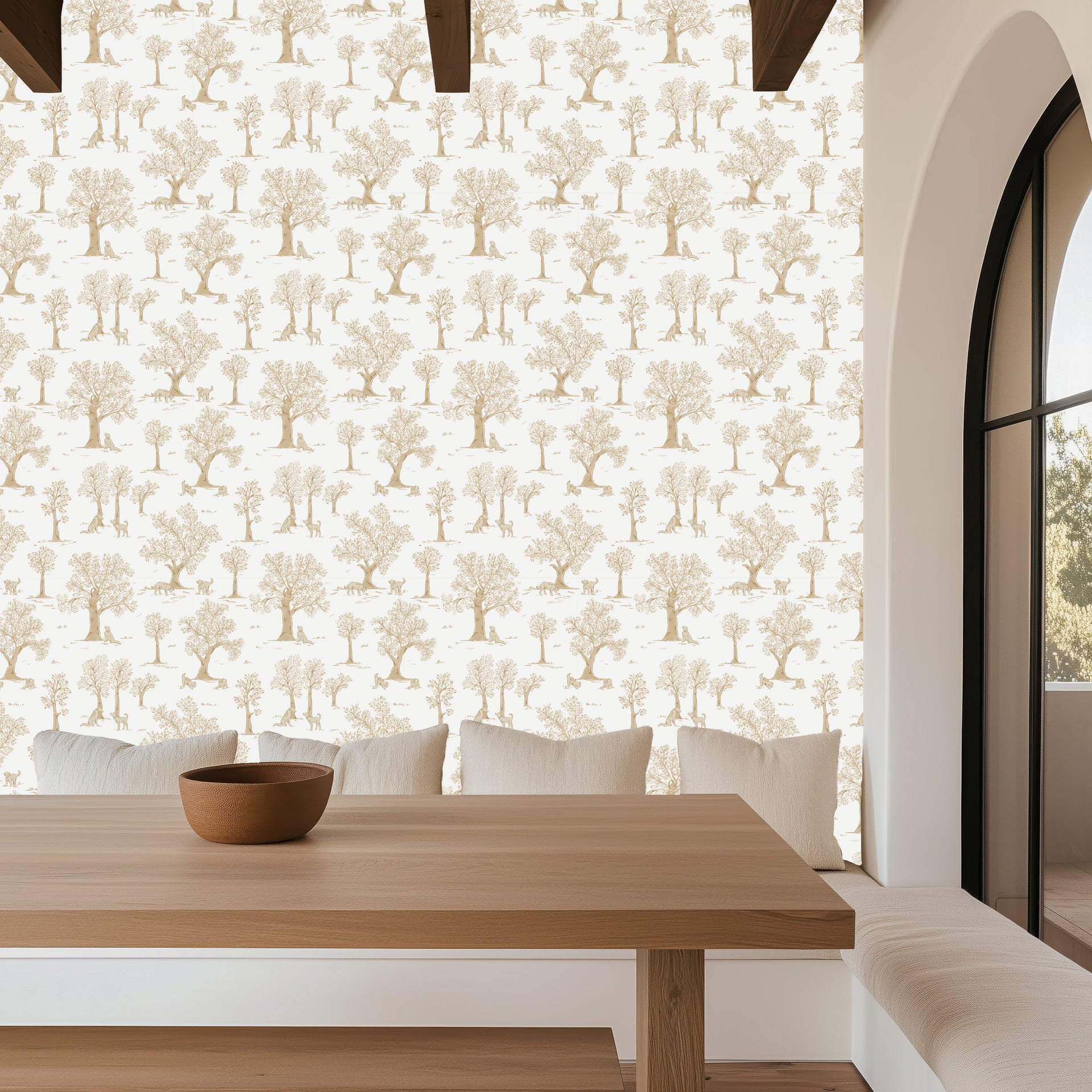 Camden Removable Peel and Stick Wallpaper by Beeky Illustration