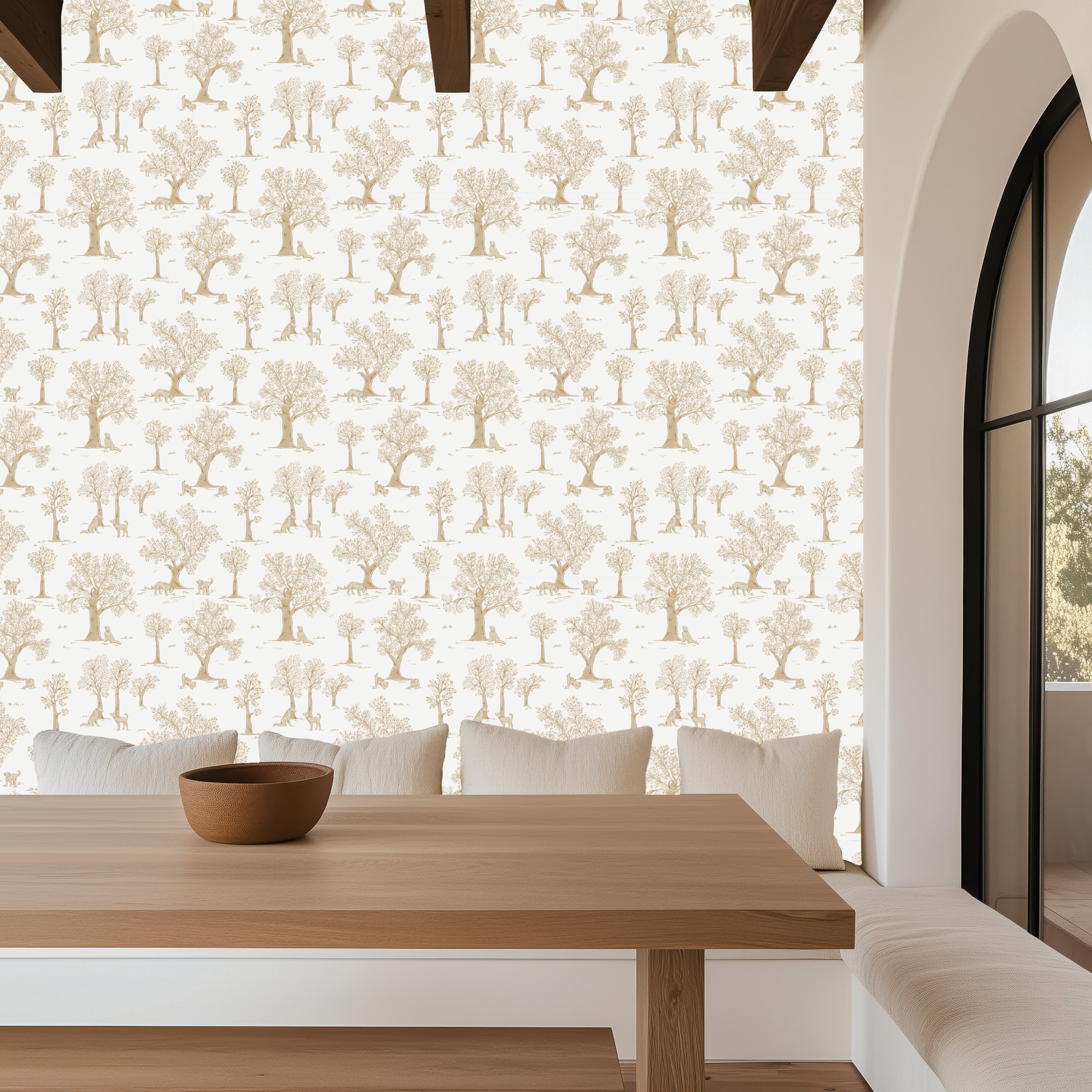 Camden Removable Peel and Stick Wallpaper by Beeky Illustration