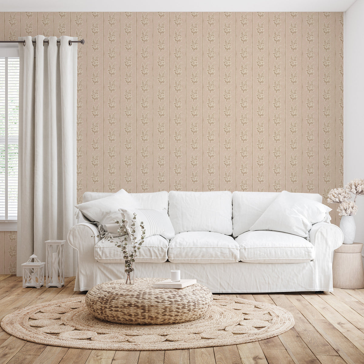 Lupine Wallpaper by Caroline Rausch Design