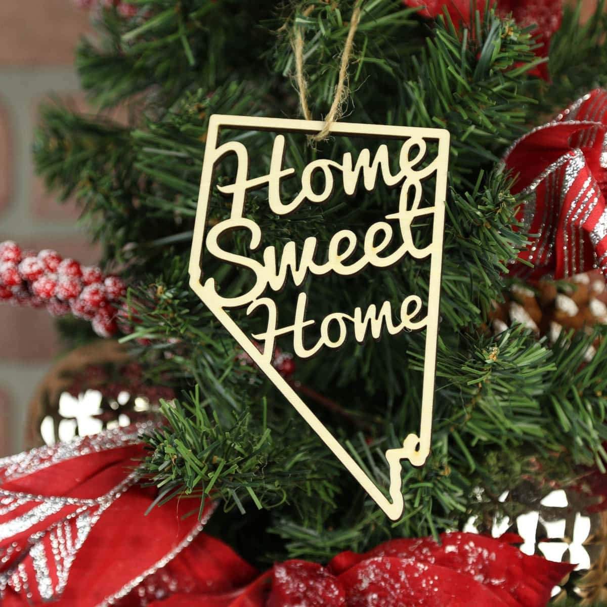 Nevada Home Sweet Home Ornaments
