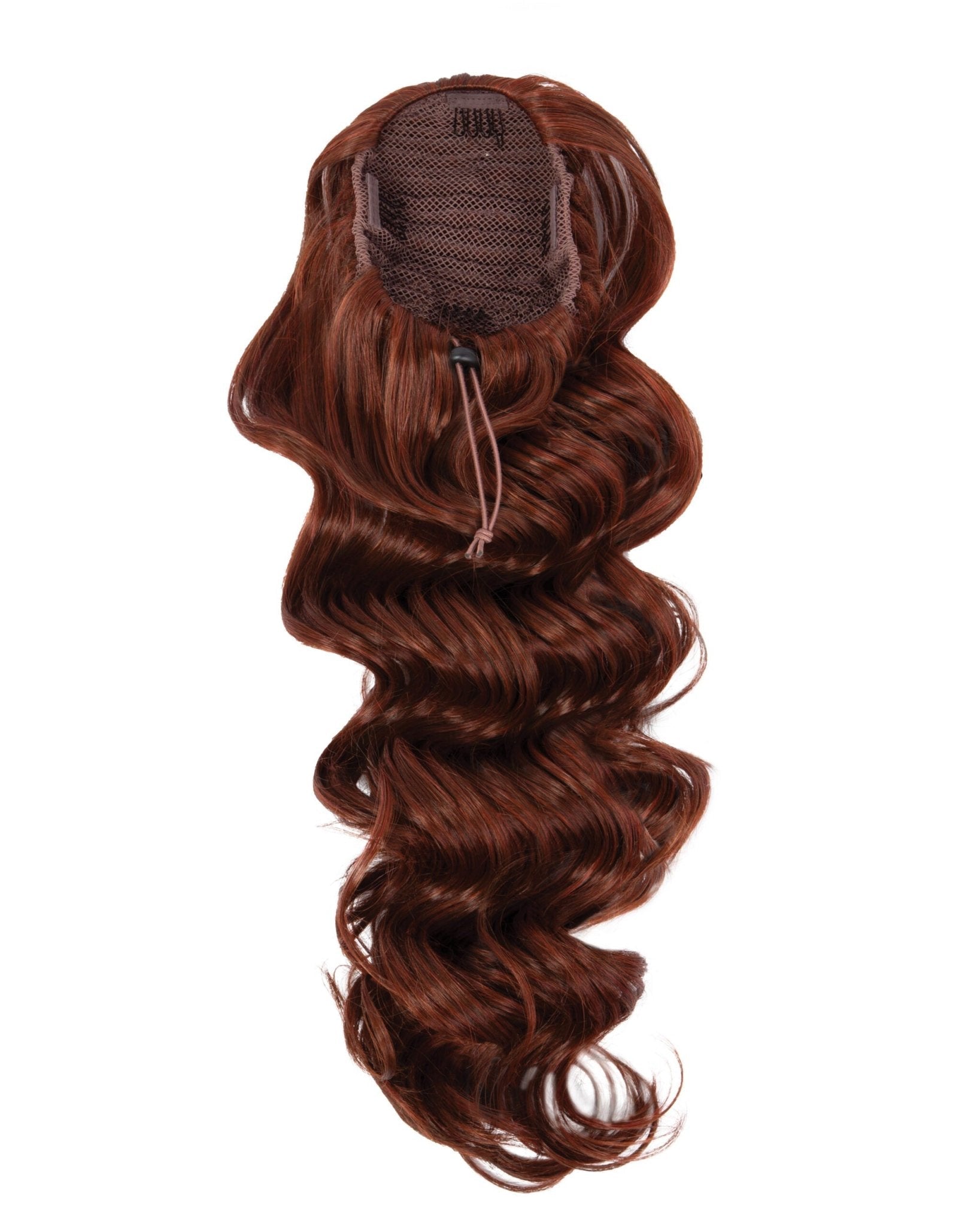 27” Hollywood Waves Cinched Ponytail Hair Extension for Glam Look