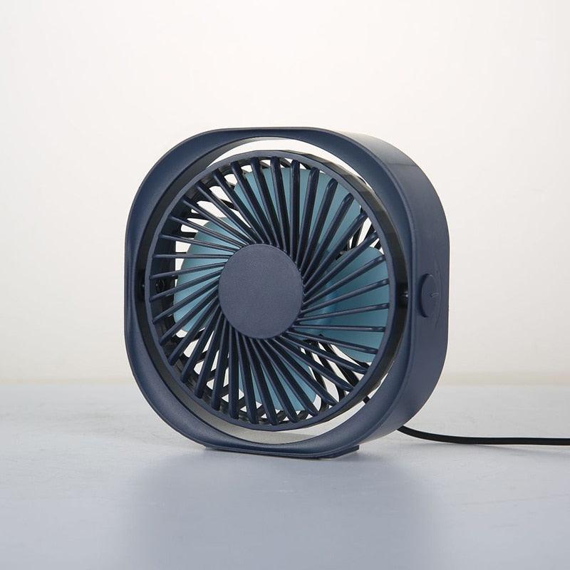 360° Portable Mini Desk Fan, Quiet USB Cooling Fan for Office