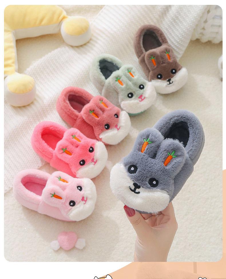 Kids' Cute Unicorn Knit Slippers - Warm Memory Foam Slip-Ons