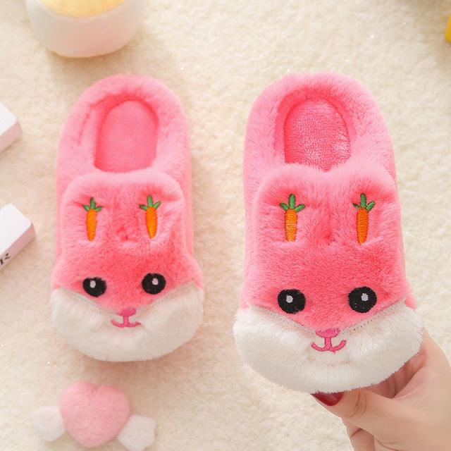 Kids' Cute Unicorn Knit Slippers - Warm Memory Foam Slip-Ons