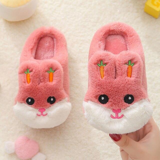 Kids' Cute Unicorn Knit Slippers - Warm Memory Foam Slip-Ons