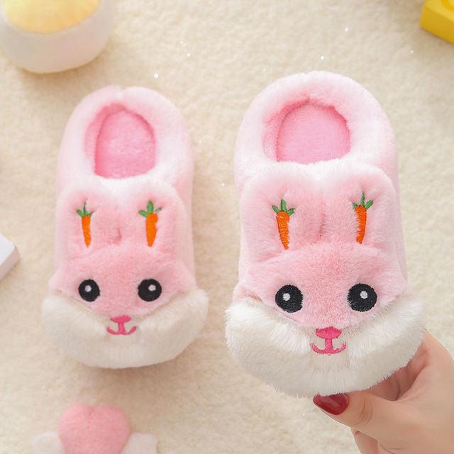 Kids' Cute Unicorn Knit Slippers - Warm Memory Foam Slip-Ons