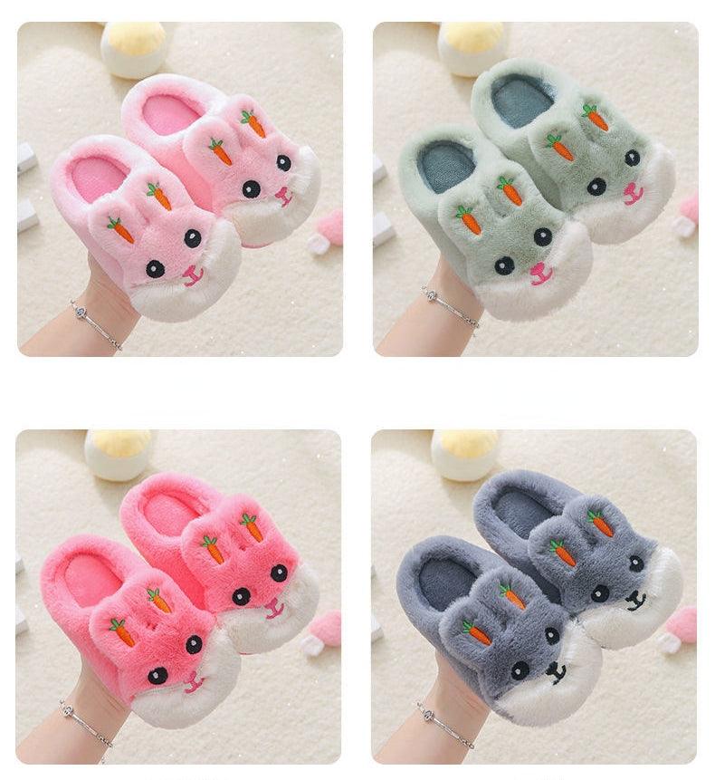 Kids' Cute Unicorn Knit Slippers - Warm Memory Foam Slip-Ons
