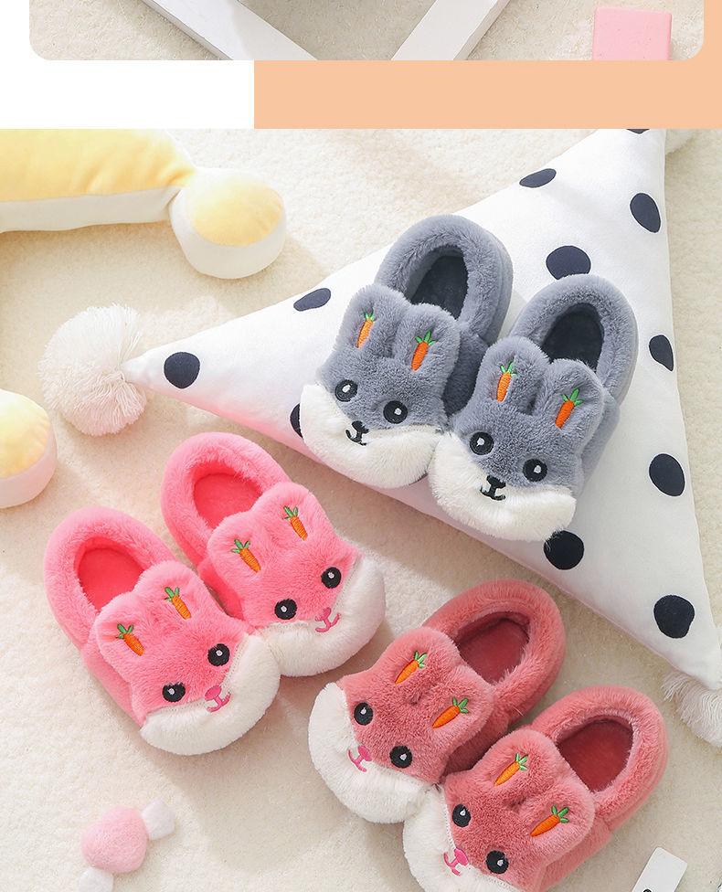 Kids' Cute Unicorn Knit Slippers - Warm Memory Foam Slip-Ons