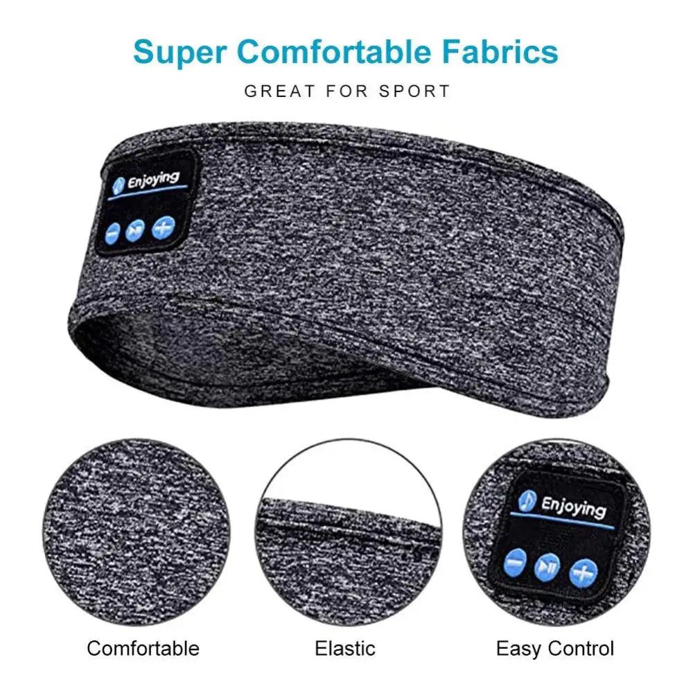 Wireless Bluetooth Sport Headband Headphones for Sleep and Exercise