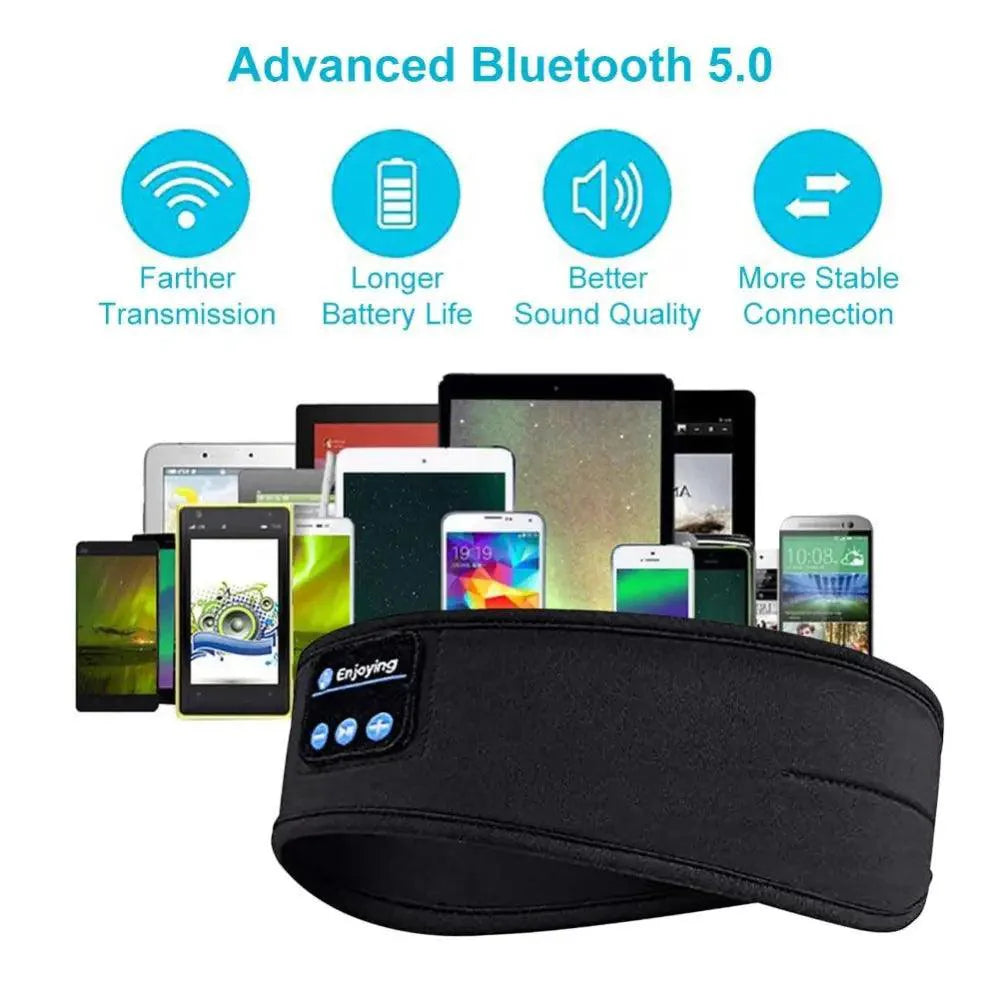 Wireless Bluetooth Sport Headband Headphones for Sleep and Exercise