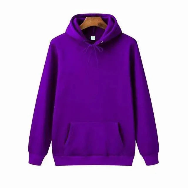 Vibrant Fleece Pullover Hoodie for Women and Men