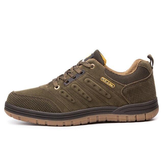 Mens Durable Low Cut Hiking Boots Sport Outdoor Walking Shoes