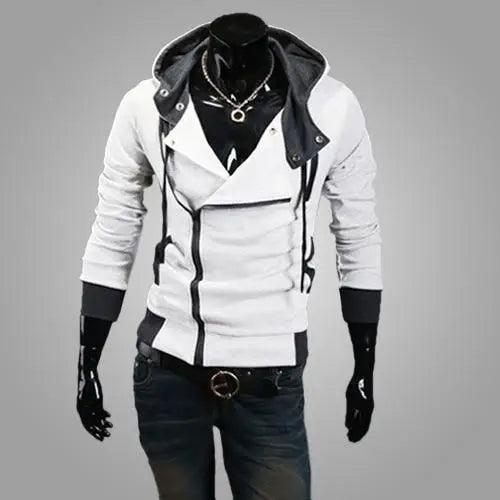 Men's Hooded Slim Fit Sportswear Jacket for Streetwear Style