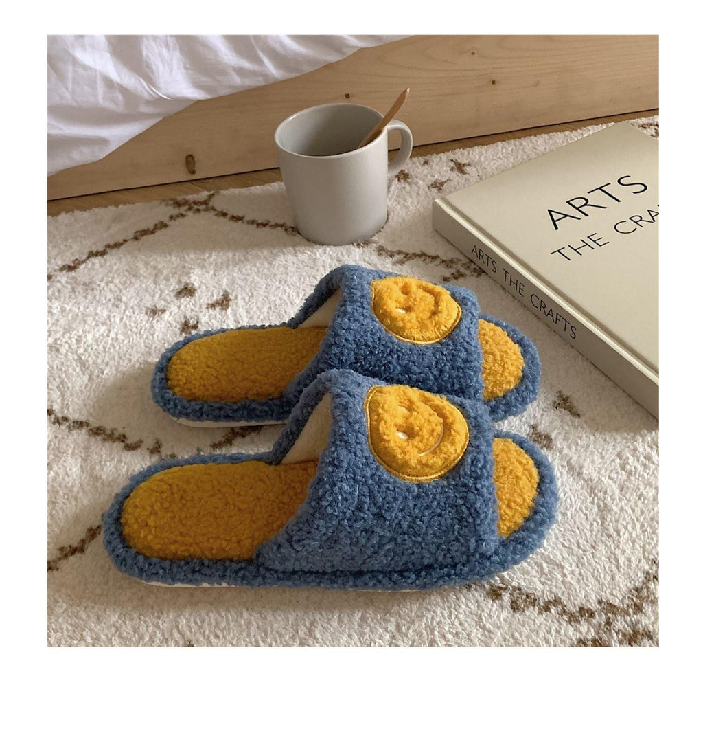Plush Memory Foam Furry Slippers - Open Toe Comfy House Slides