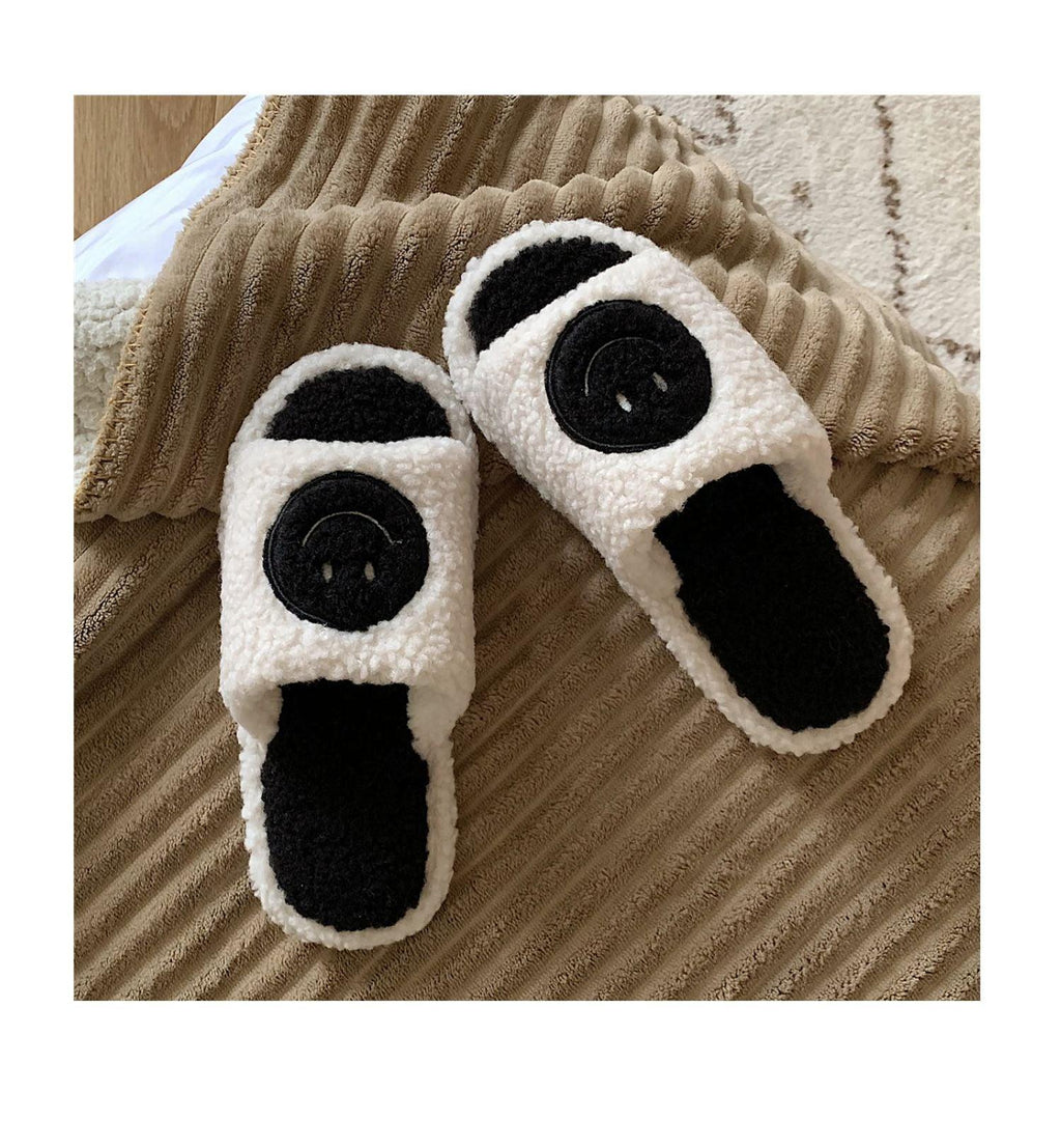 Plush Memory Foam Furry Slippers - Open Toe Comfy House Slides