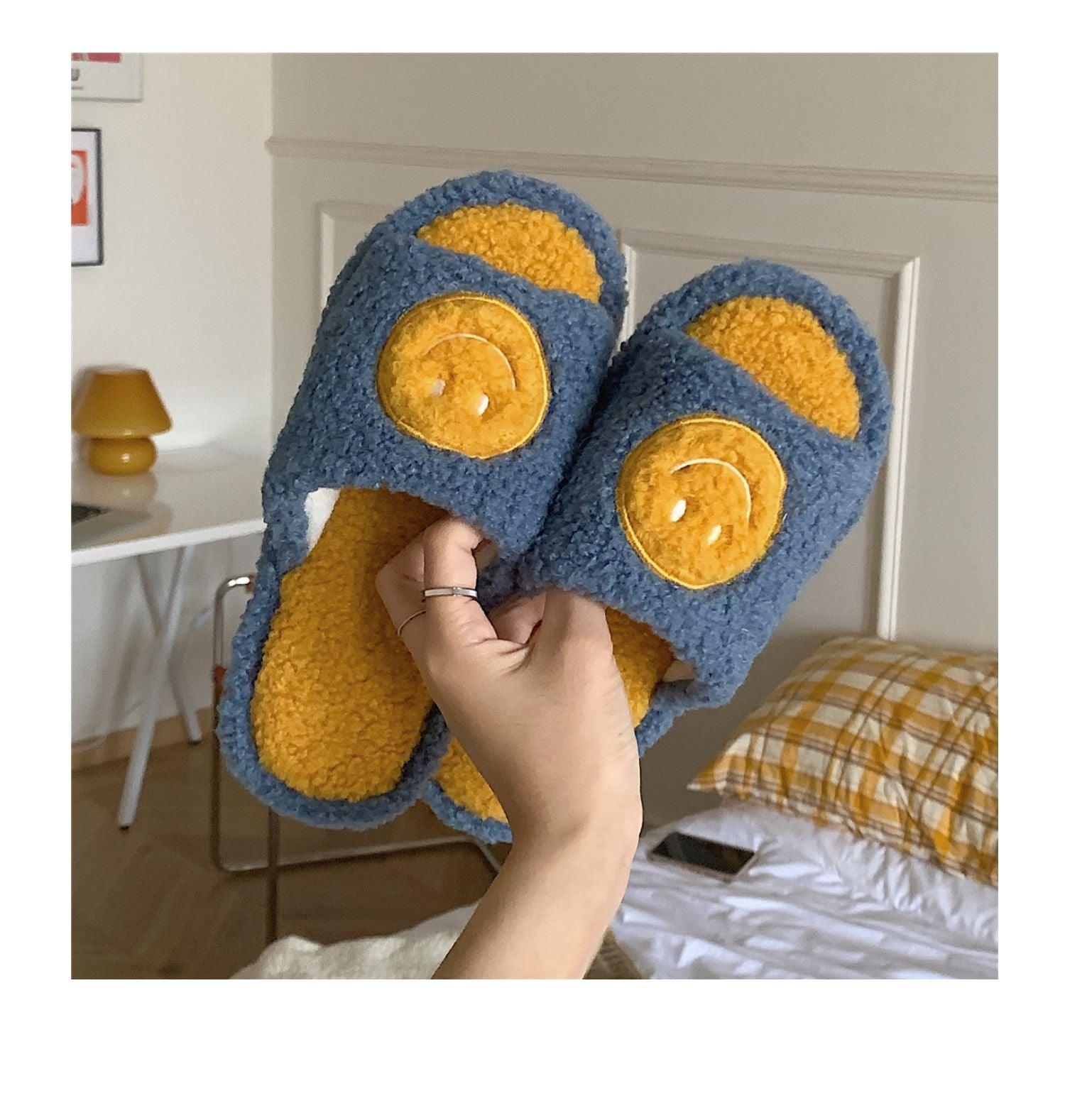 Plush Memory Foam Furry Slippers - Open Toe Comfy House Slides