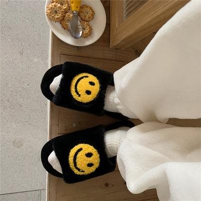 Plush Memory Foam Furry Slippers - Open Toe Comfy House Slides