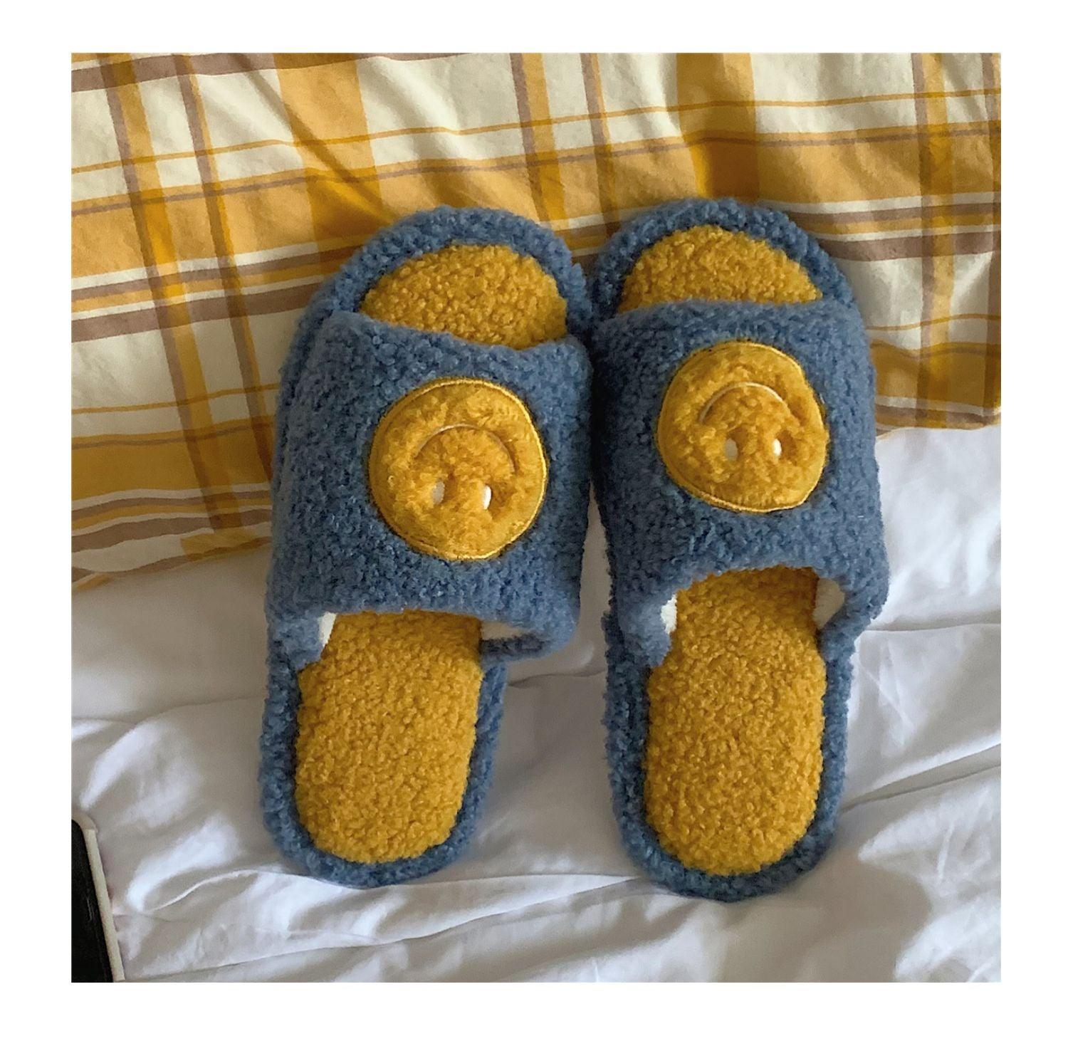 Plush Memory Foam Furry Slippers - Open Toe Comfy House Slides
