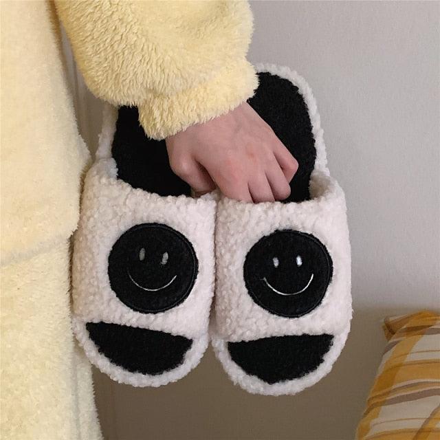 Plush Memory Foam Furry Slippers - Open Toe Comfy House Slides