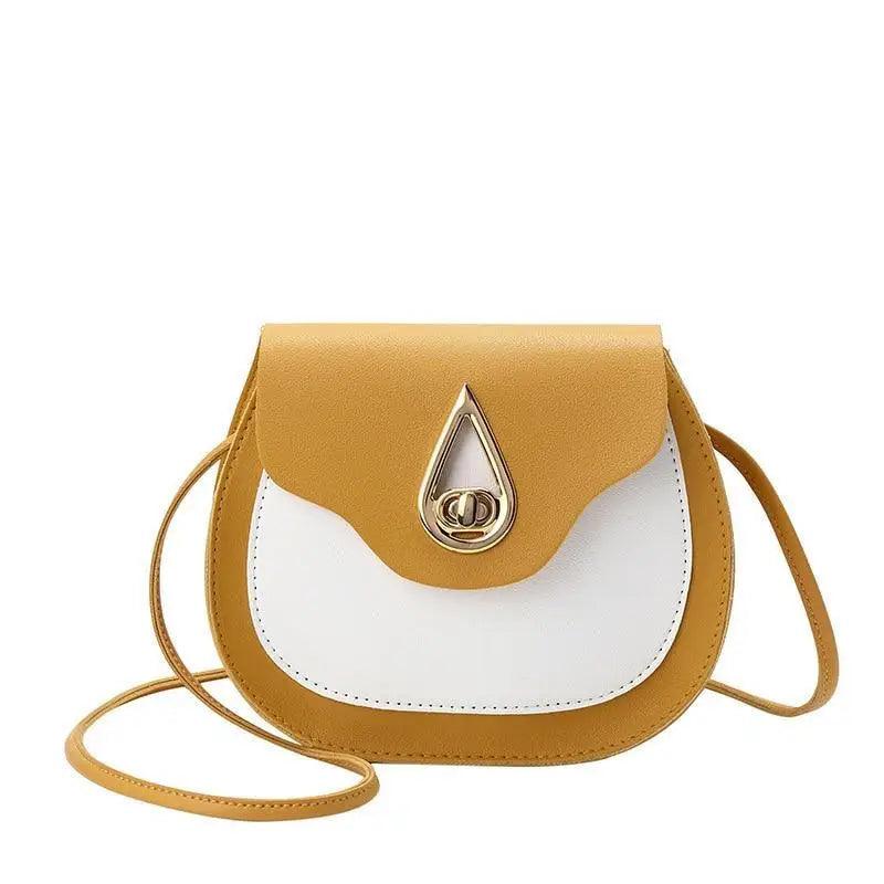 Fashionable PU Leather Crossbody Bag with Tassels and Zip Pockets