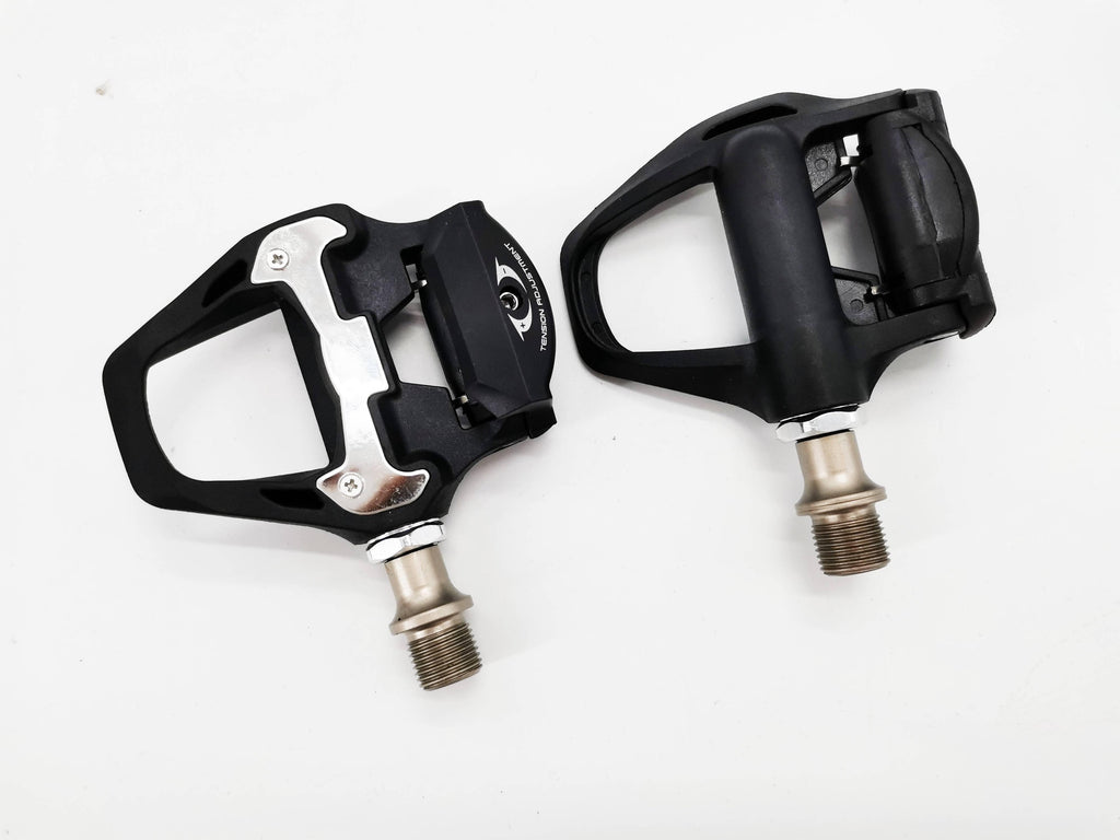 Ultralight Nylon Self-Locking Pedals, Clipless Spin Bike Set