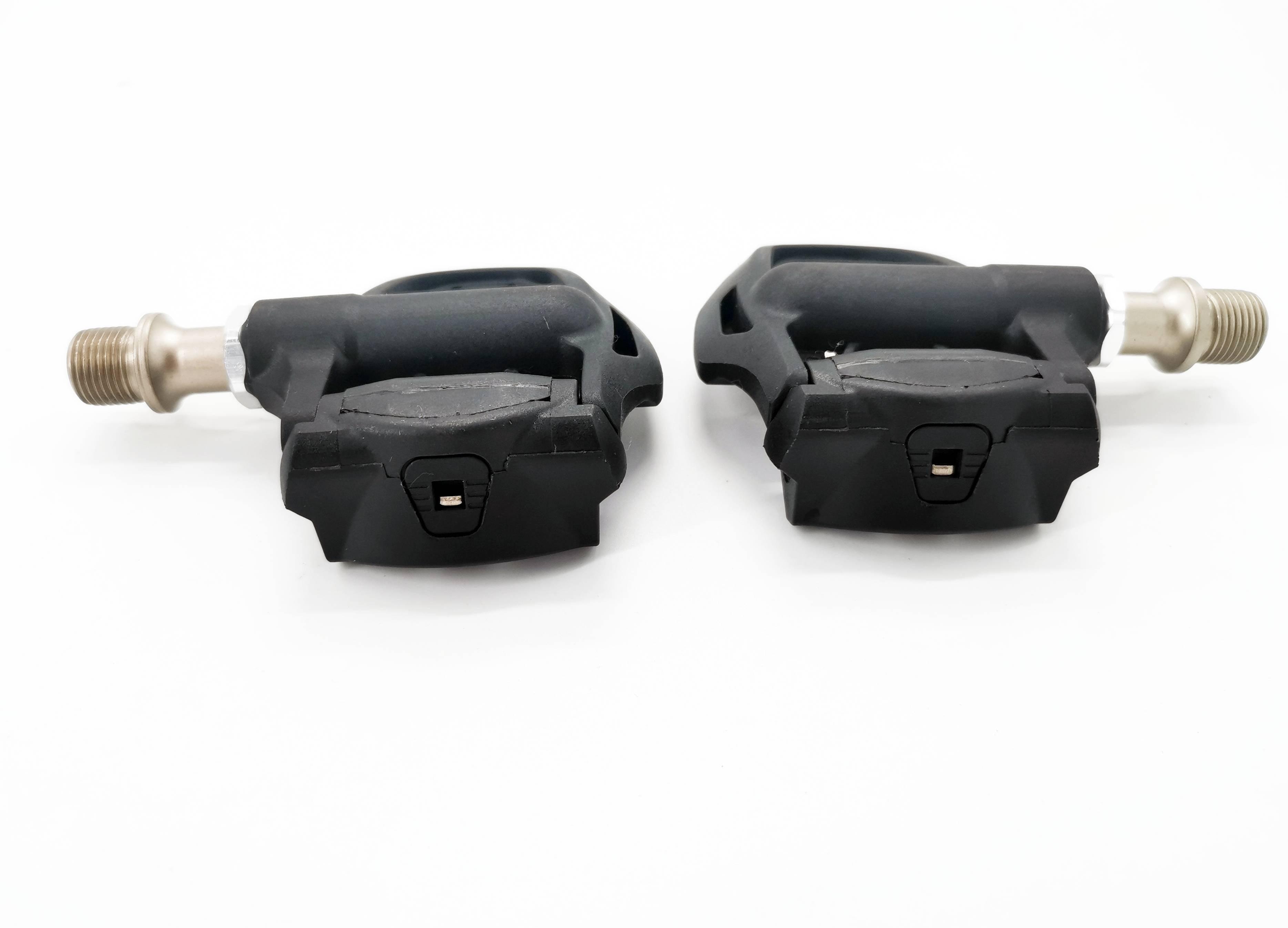 Ultralight Nylon Self-Locking Pedals, Clipless Spin Bike Set