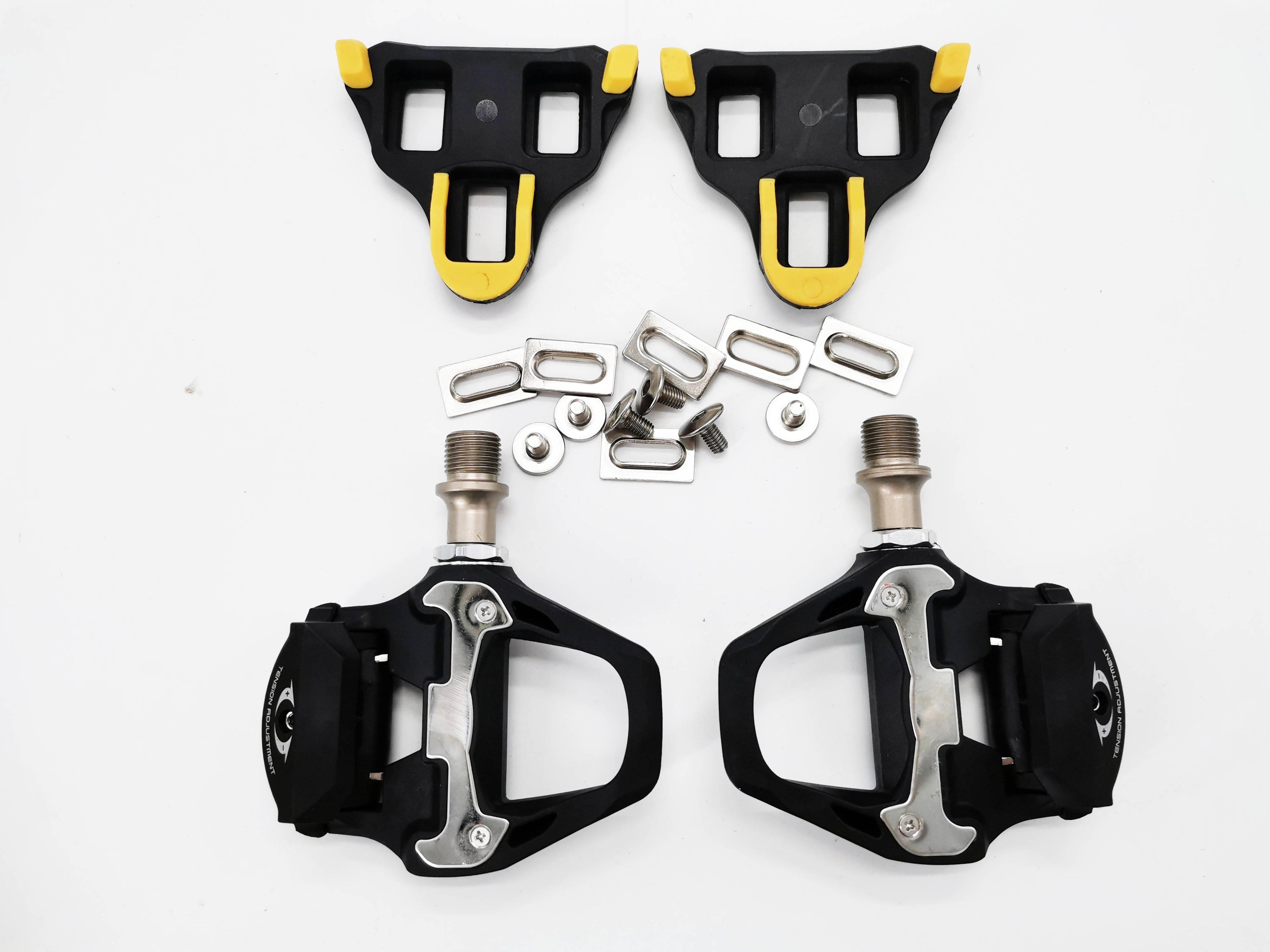 Ultralight nylon self-locking pedals for road and spin bikes