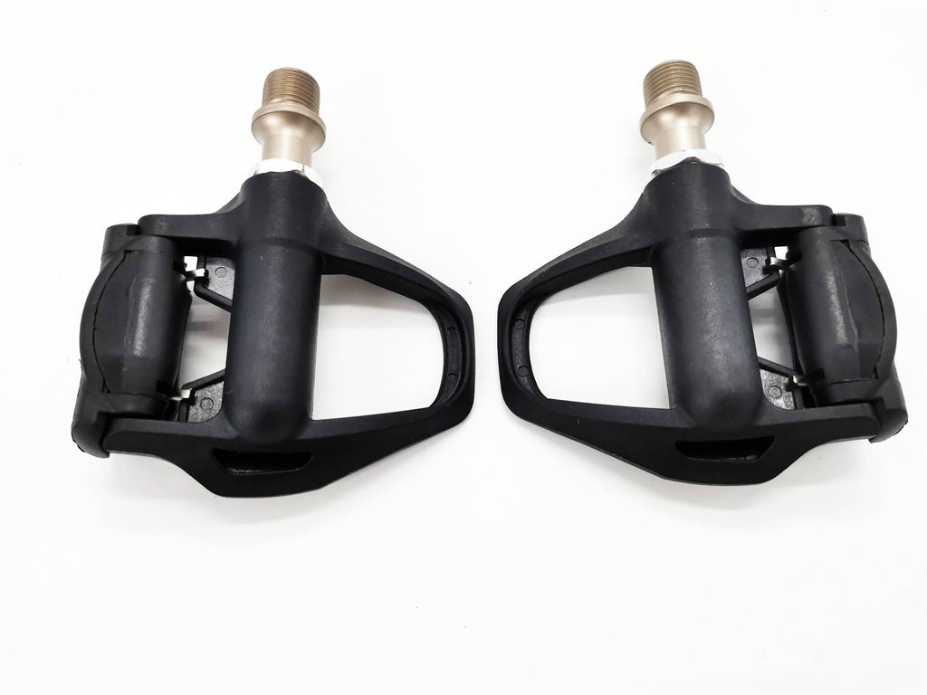 Ultralight Nylon Self-Locking Pedals, Clipless Spin Bike Set