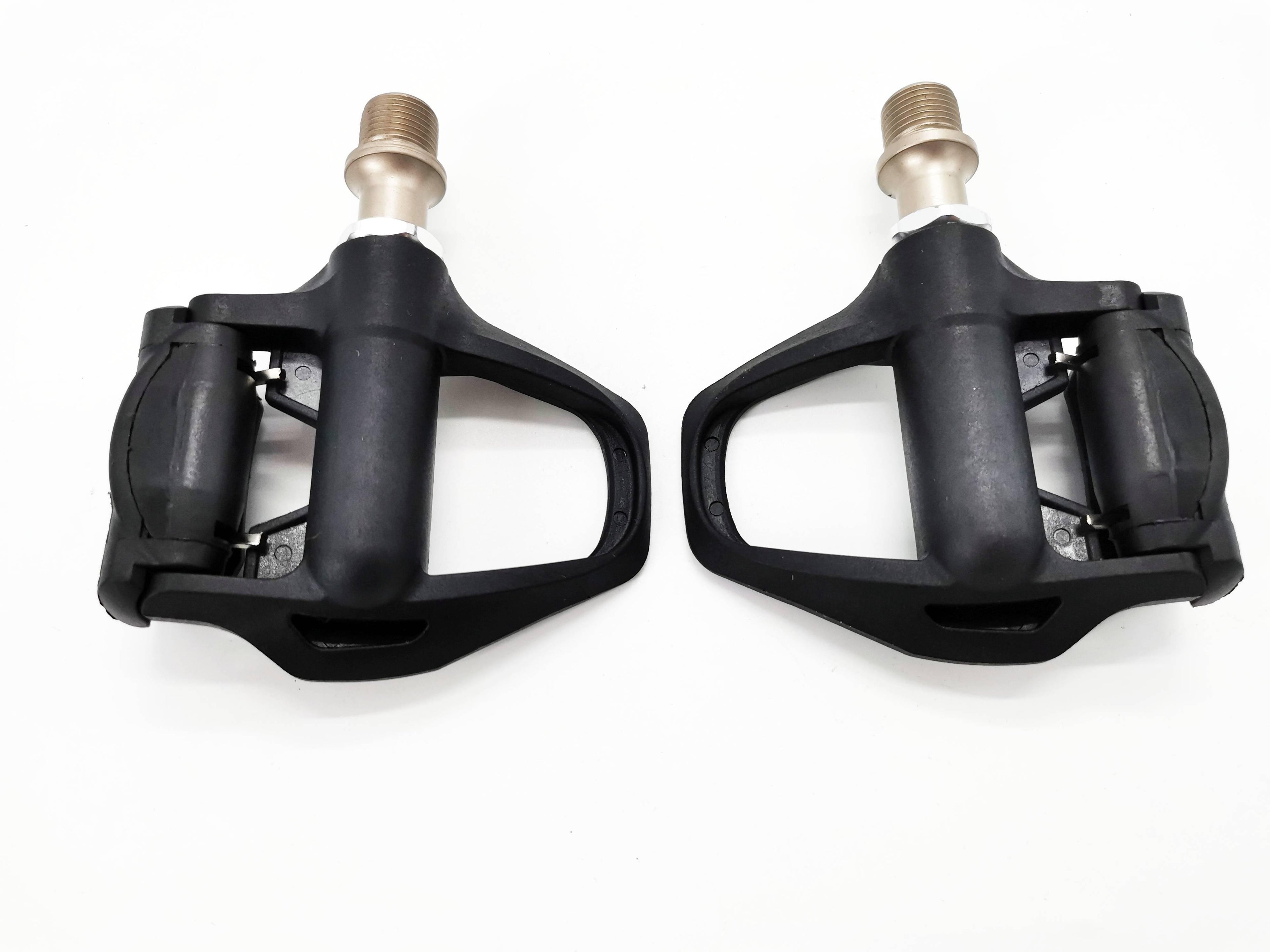 Ultralight Nylon Self-Locking Pedals, Clipless Spin Bike Set