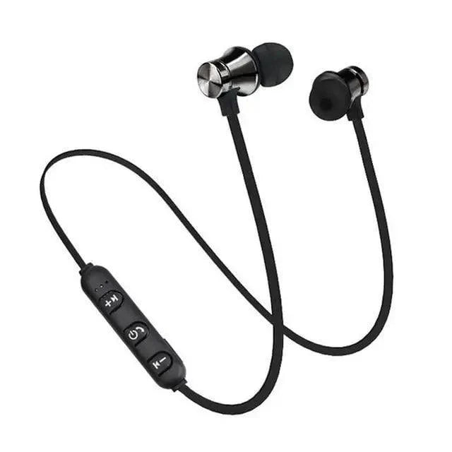 Magnetic Bluetooth Neckband Sports Earphones for Running & Workout