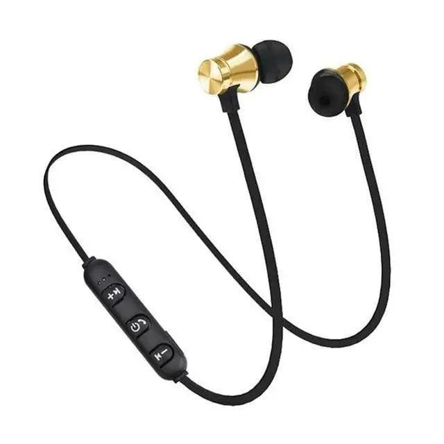 Magnetic Bluetooth Neckband Sports Earphones for Running & Workout
