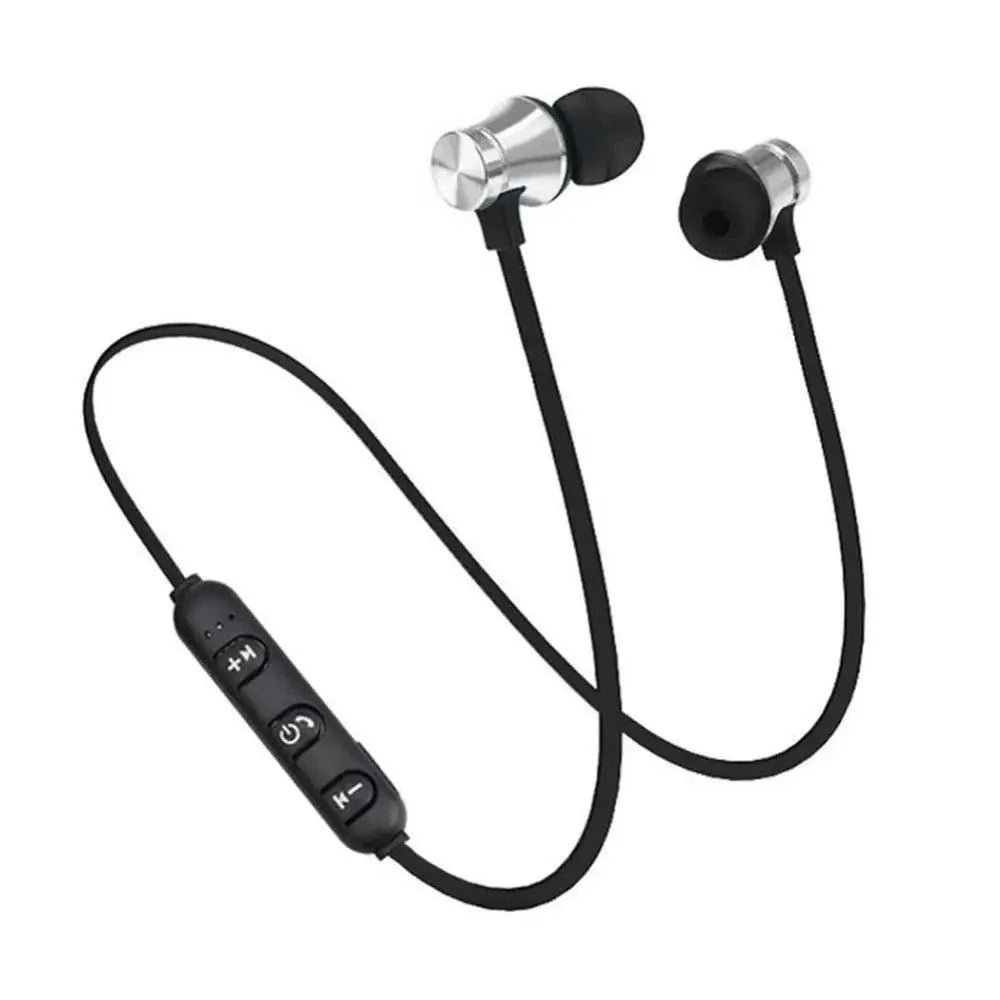 Magnetic Bluetooth Neckband Sports Earphones for Running & Workout