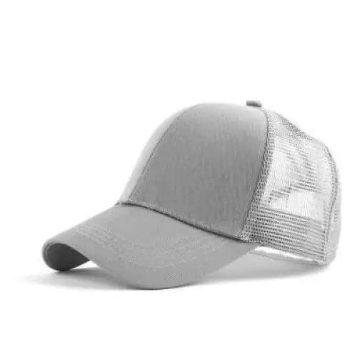 Stevvex glitter sequin baseball cap with ponytail cutout and adjustable snapback closure