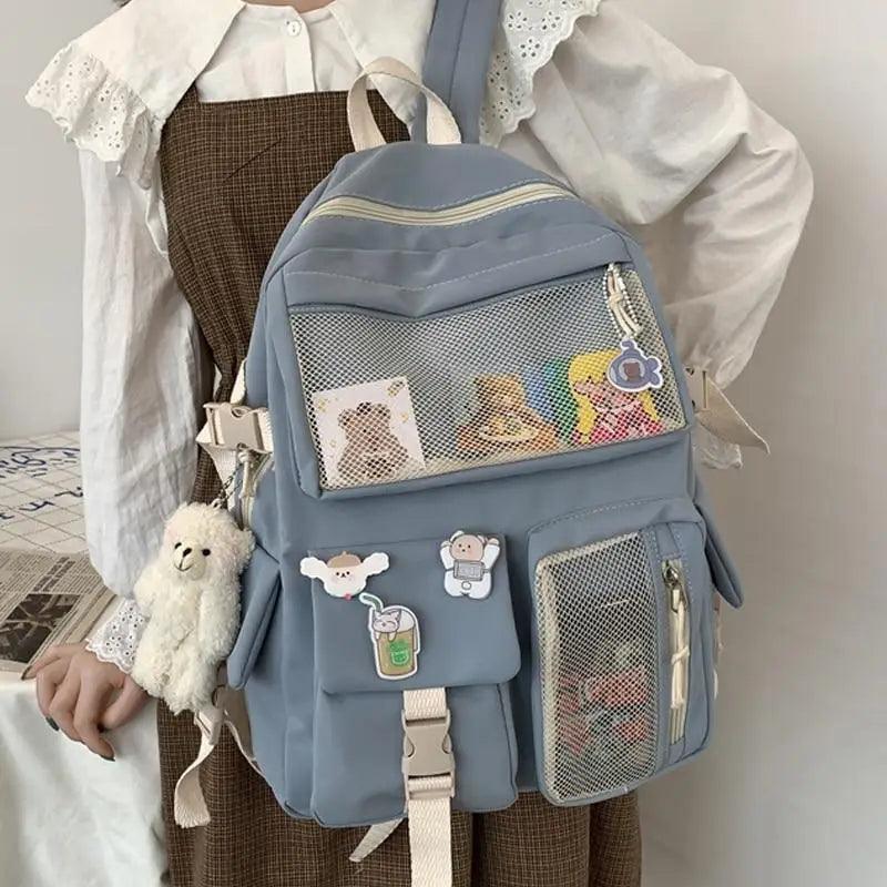 Elegant Waterproof Backpack for Women, Cute Laptop Bookbag for Travel